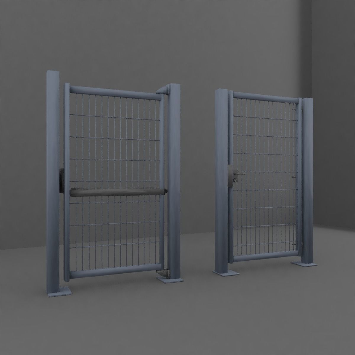 Outdoor Gate 3D model_6