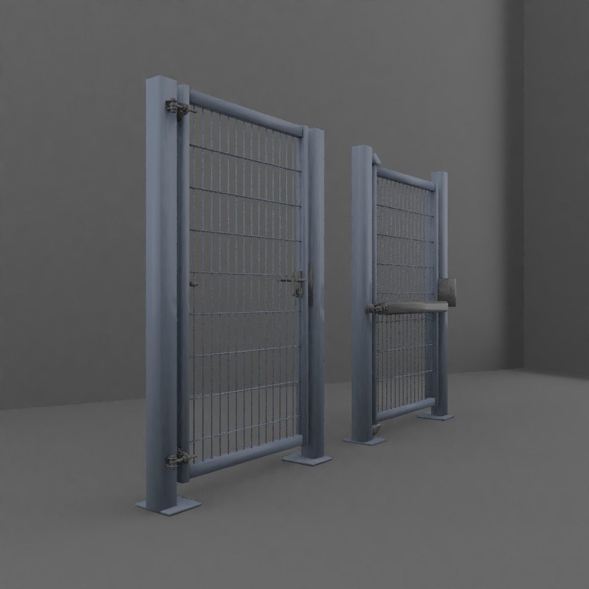Outdoor Gate 3D model_1