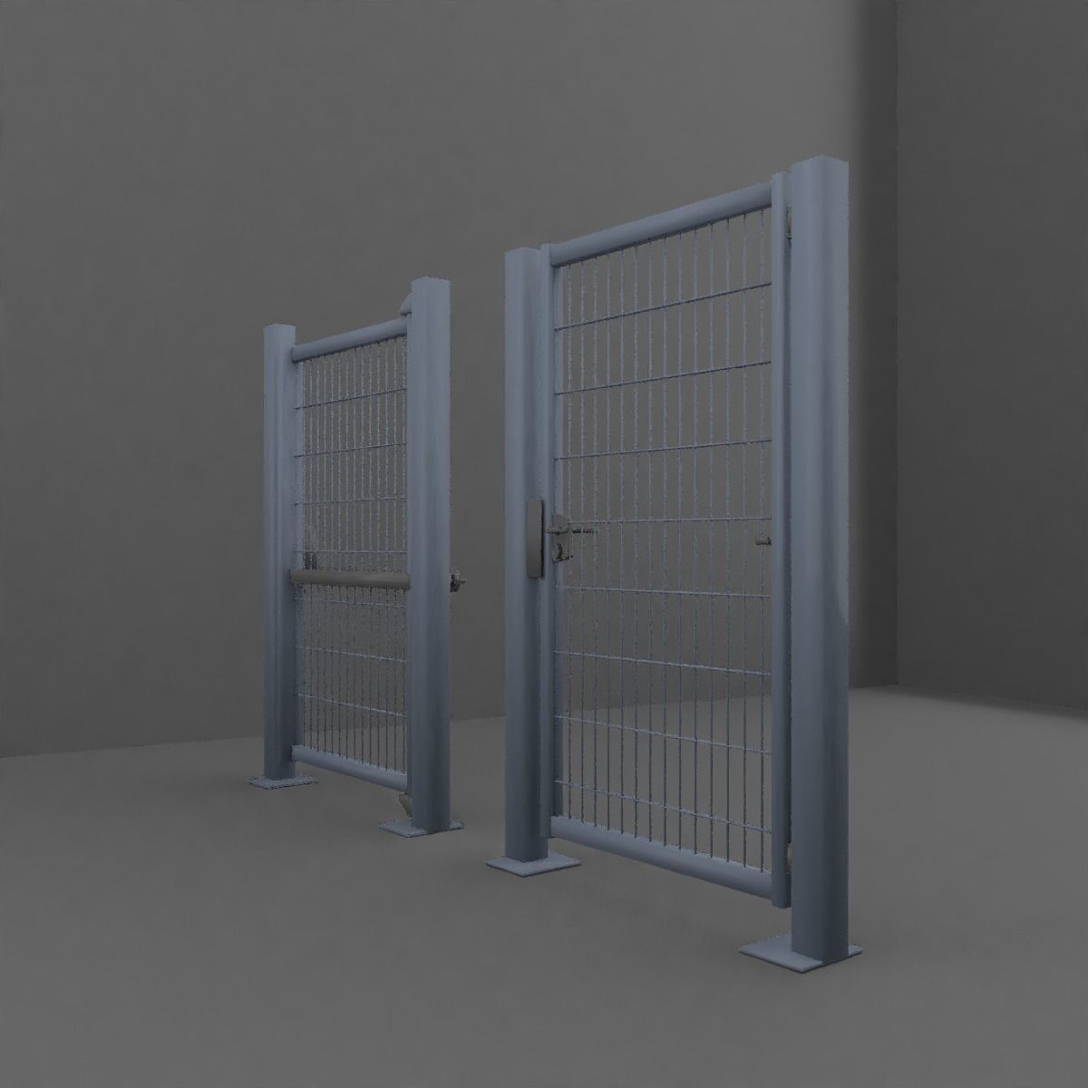 Outdoor Gate 3D model_3