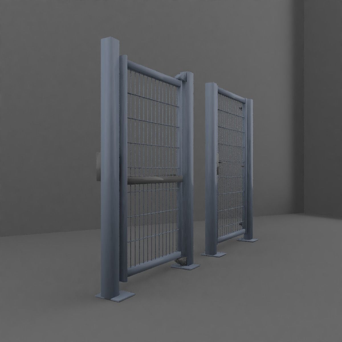 Outdoor Gate 3D model_7