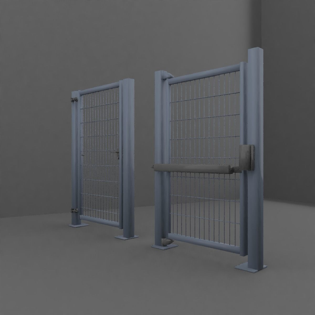 Outdoor Gate 3D model_8