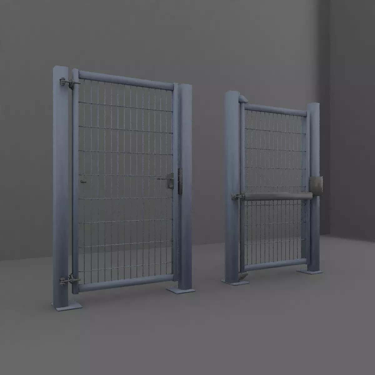 Outdoor Gate 3D model_0