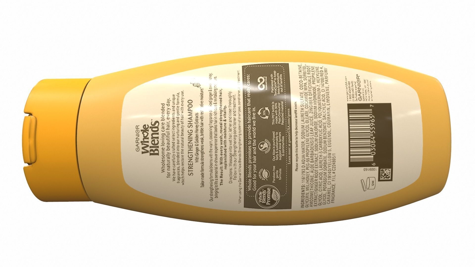 Shampoo whole avocado 3D model_8
