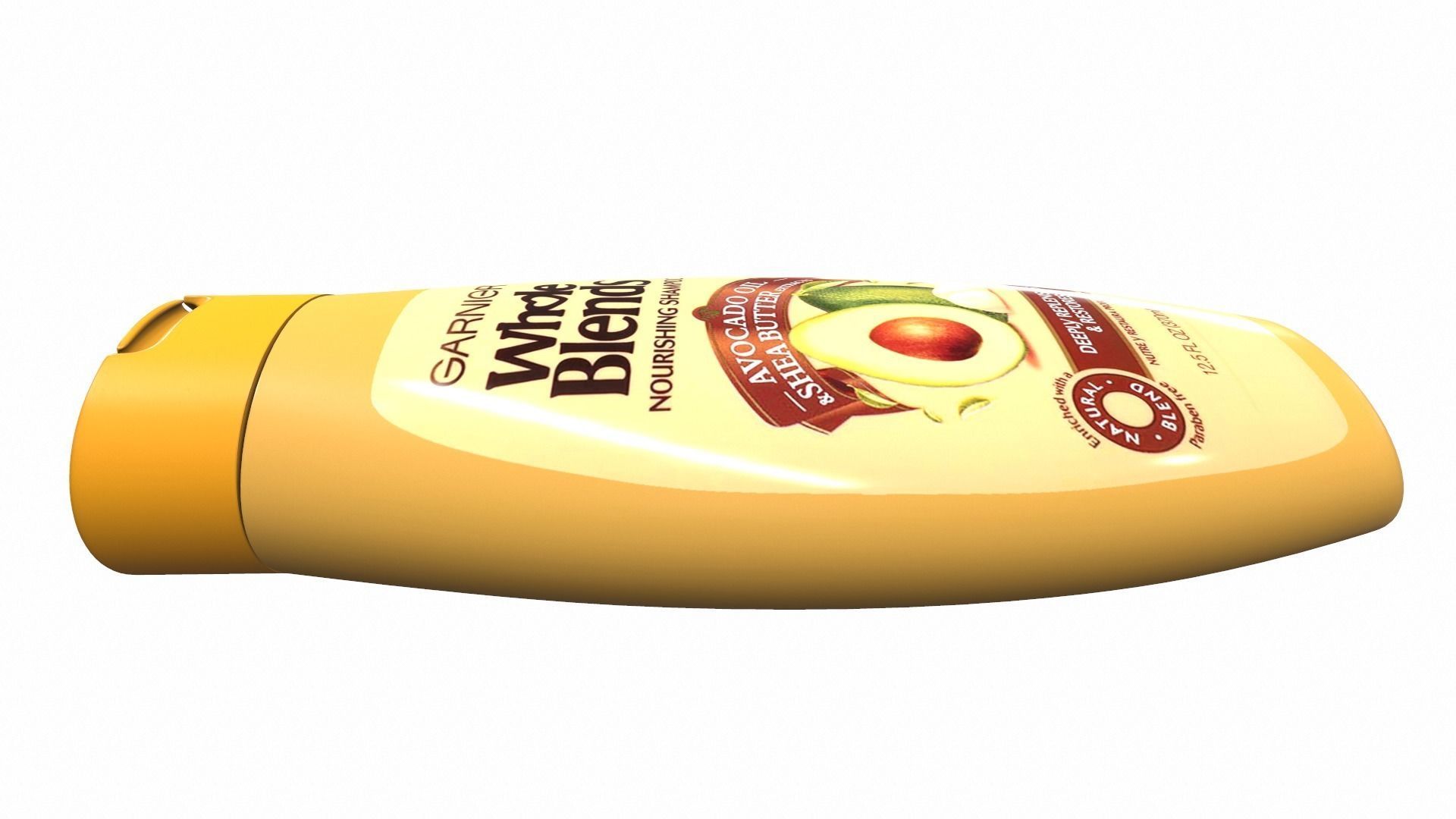 Shampoo whole avocado 3D model_7