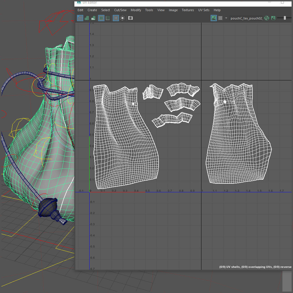 Money Pouch C 3D model_9