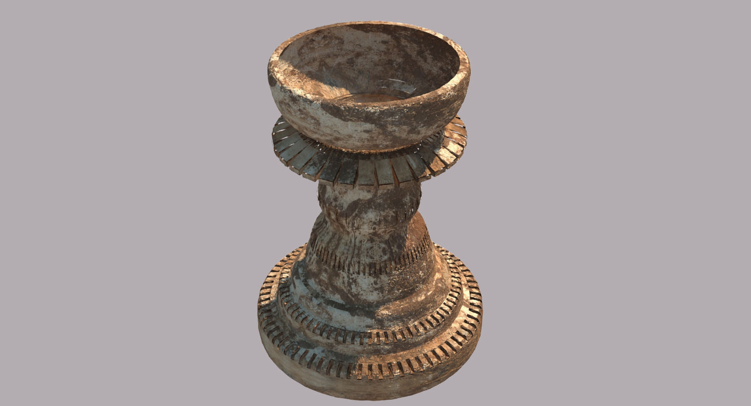 Old Coal Scuttle 3D model_3