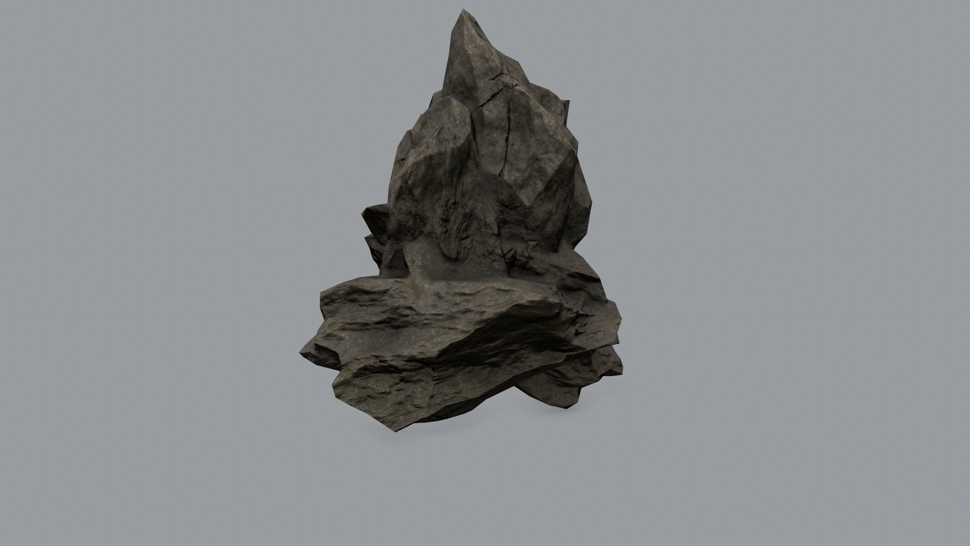 Rock Set Low-poly 3D model_23