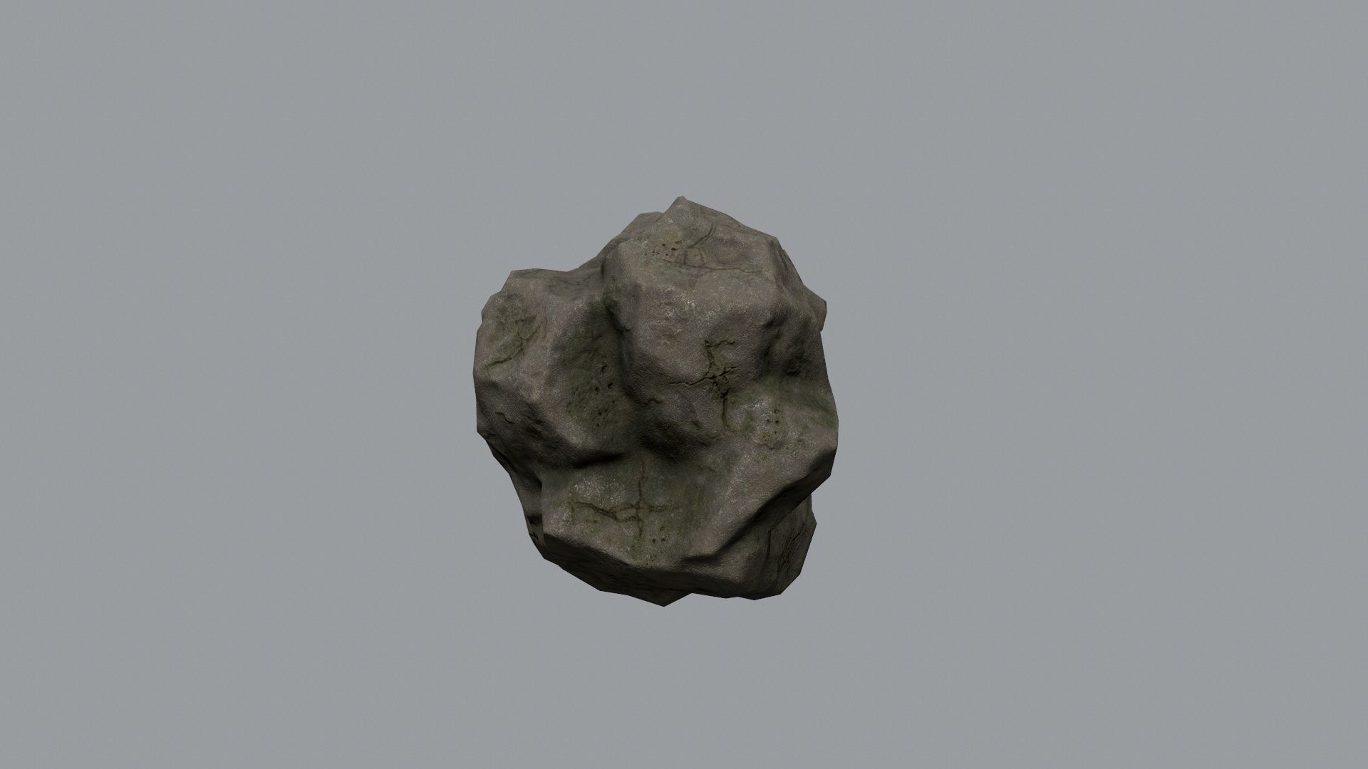 Rock Set Low-poly 3D model_27