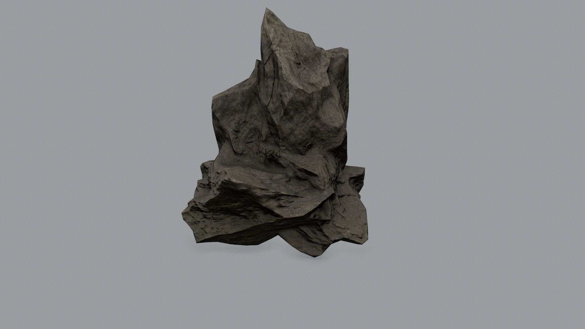 Rock Set Low-poly 3D model_22