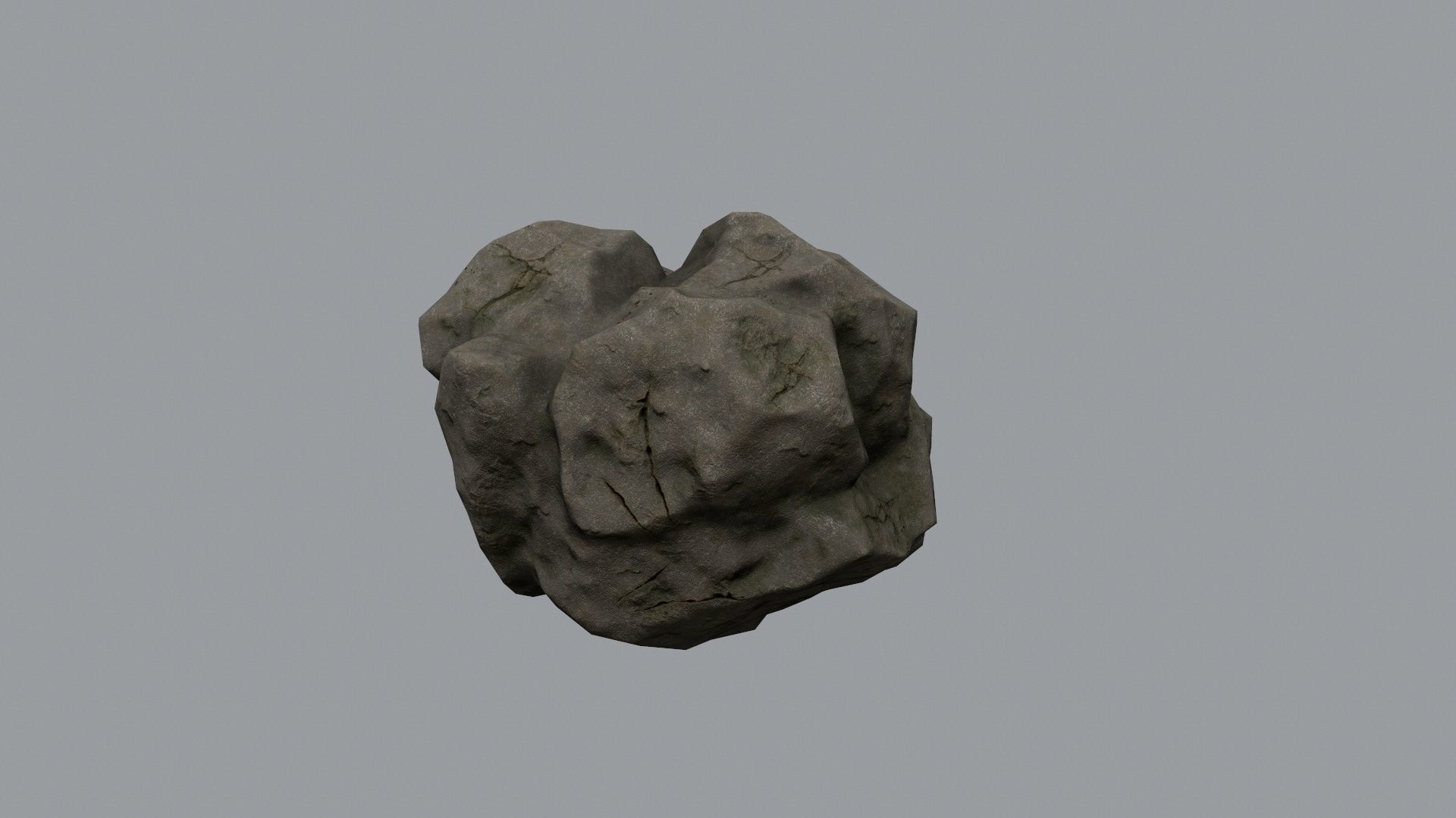 Rock Set Low-poly 3D model_28