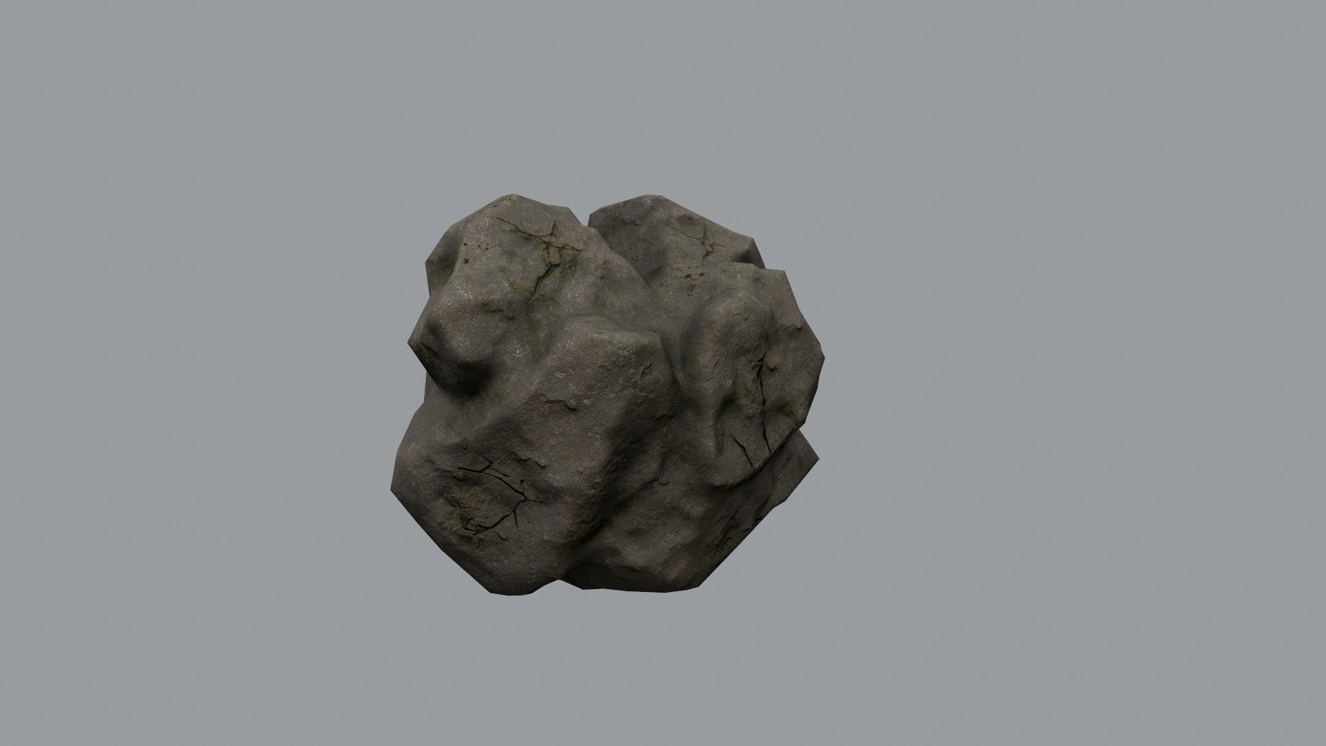 Rock Set Low-poly 3D model_29