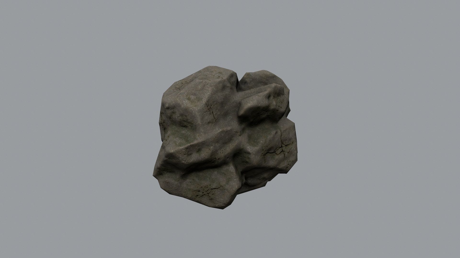 Rock Set Low-poly 3D model_26