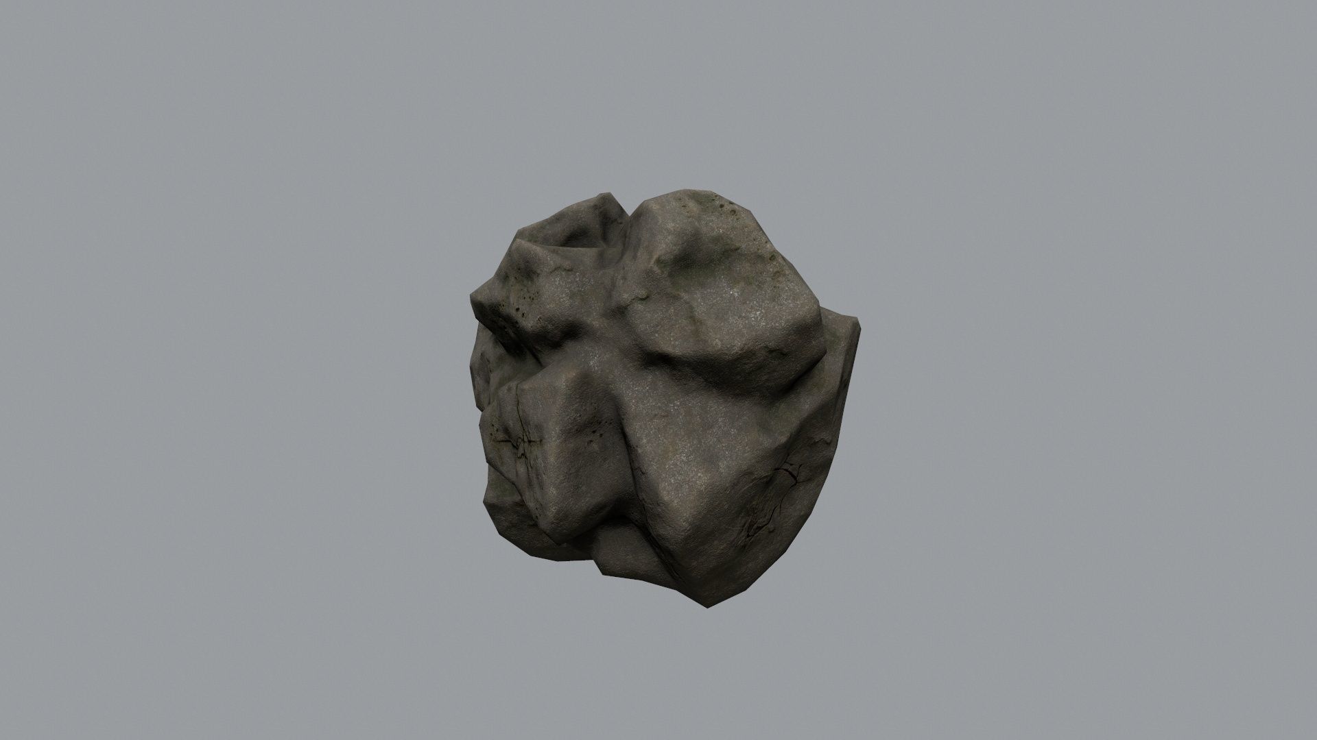 Rock Set Low-poly 3D model_30