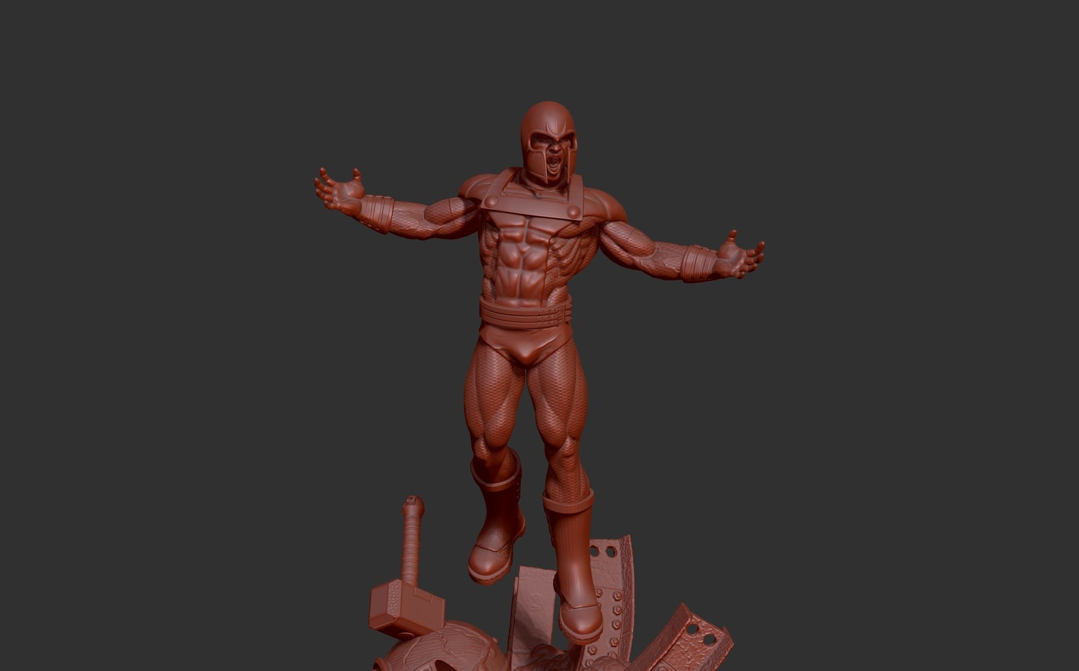 magneto 3D print model_3