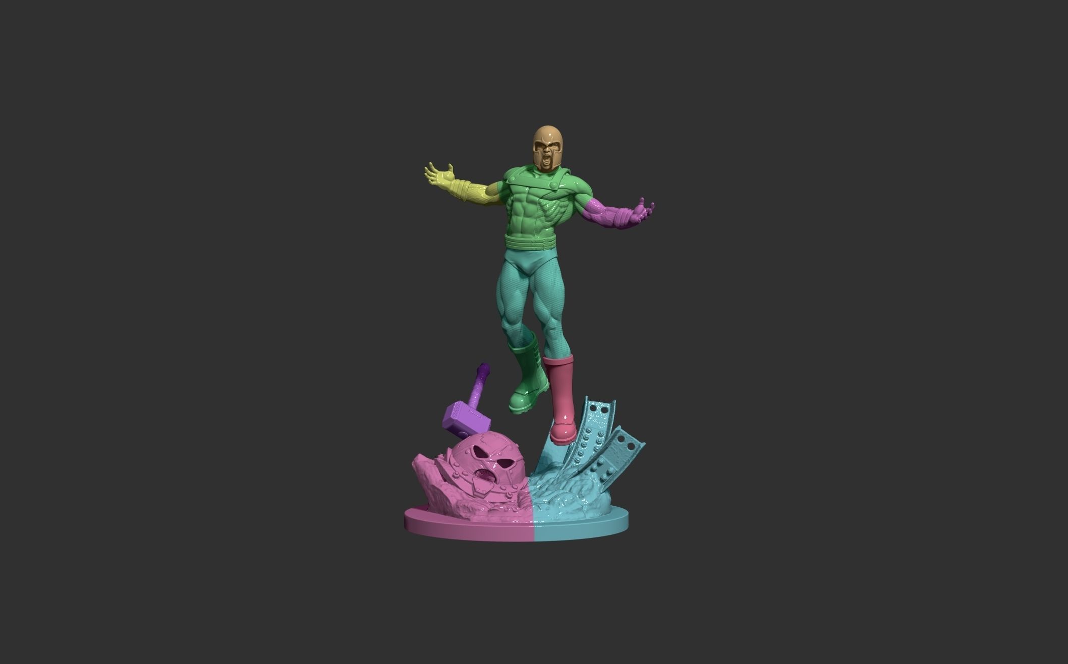 magneto 3D print model_19