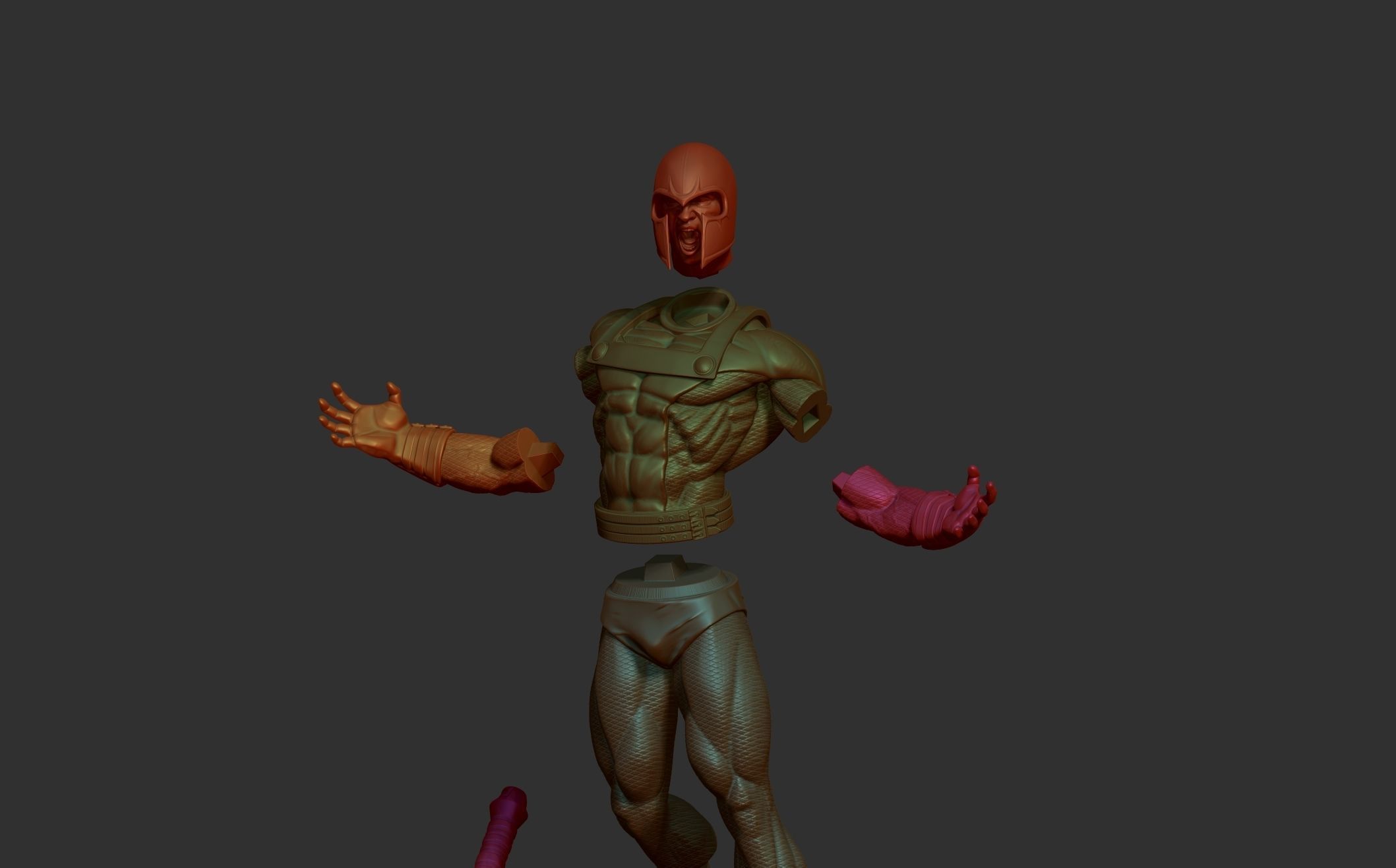 magneto 3D print model_10