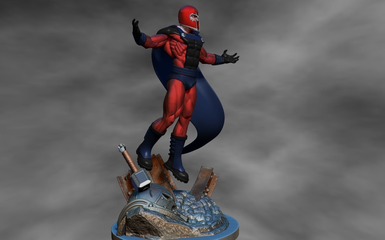 magneto 3D print model_30