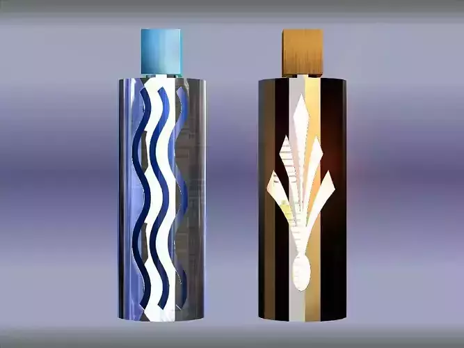 Golden Sea creative universe perfume collection 3D model