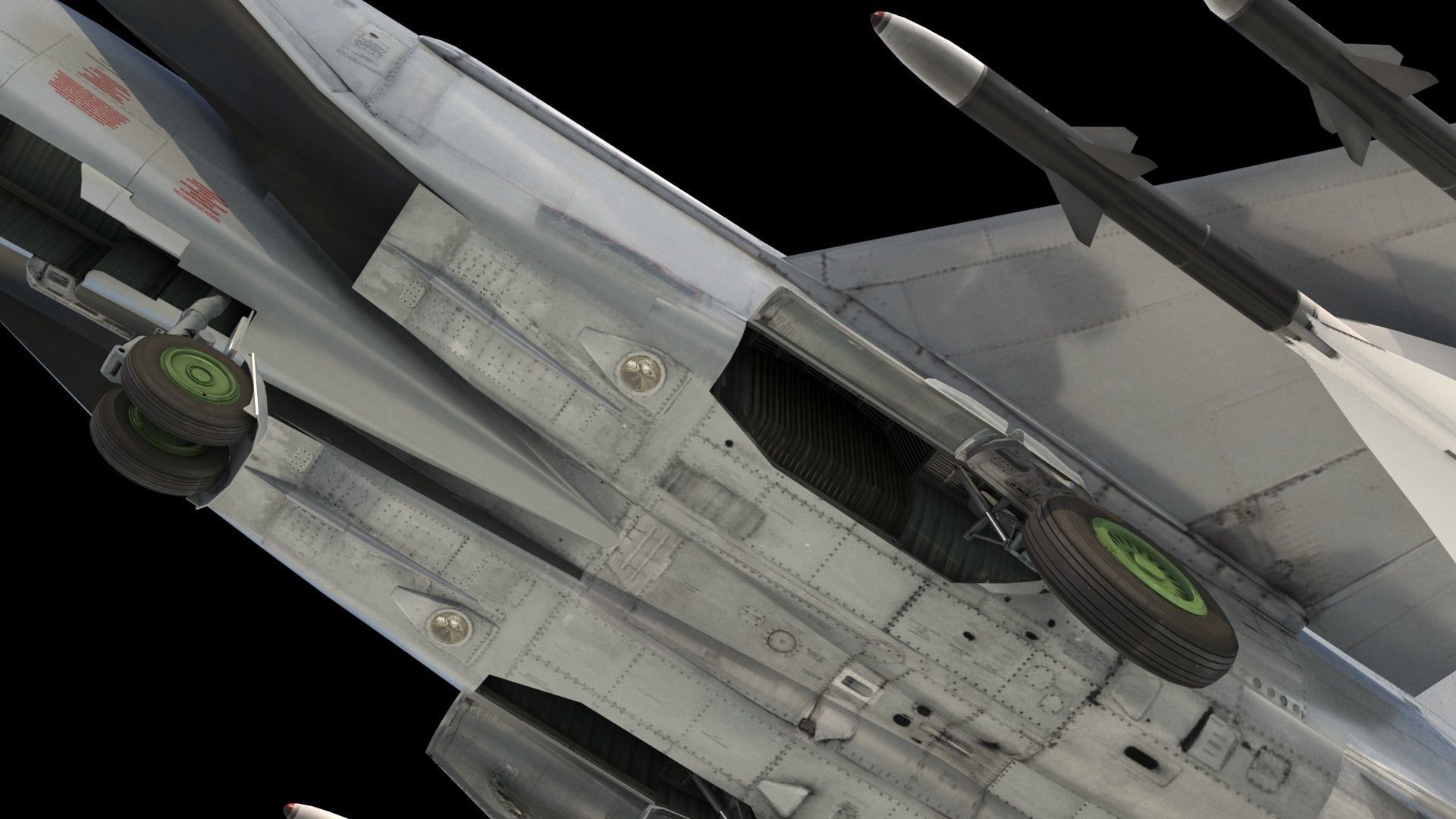 MiG-25P russian fighter jet 3D model_9