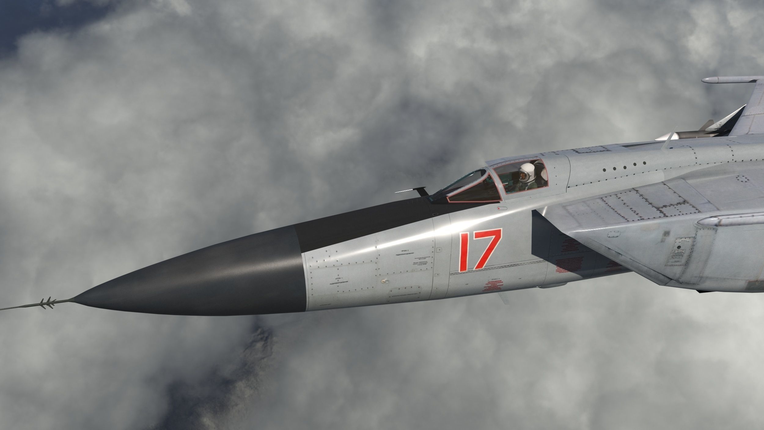 MiG-25P russian fighter jet 3D model_19