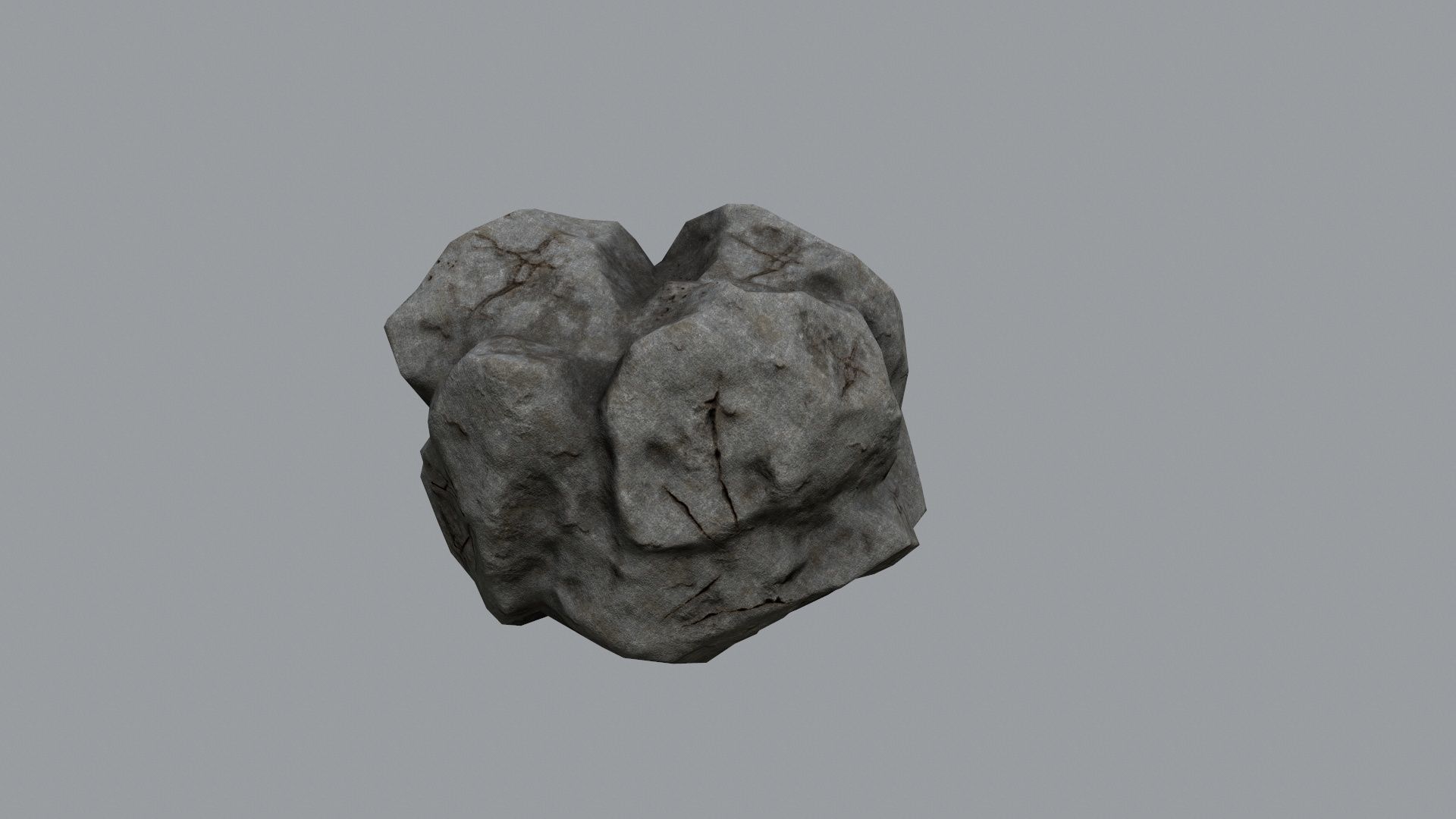Rock Set Low-poly 3D model_27