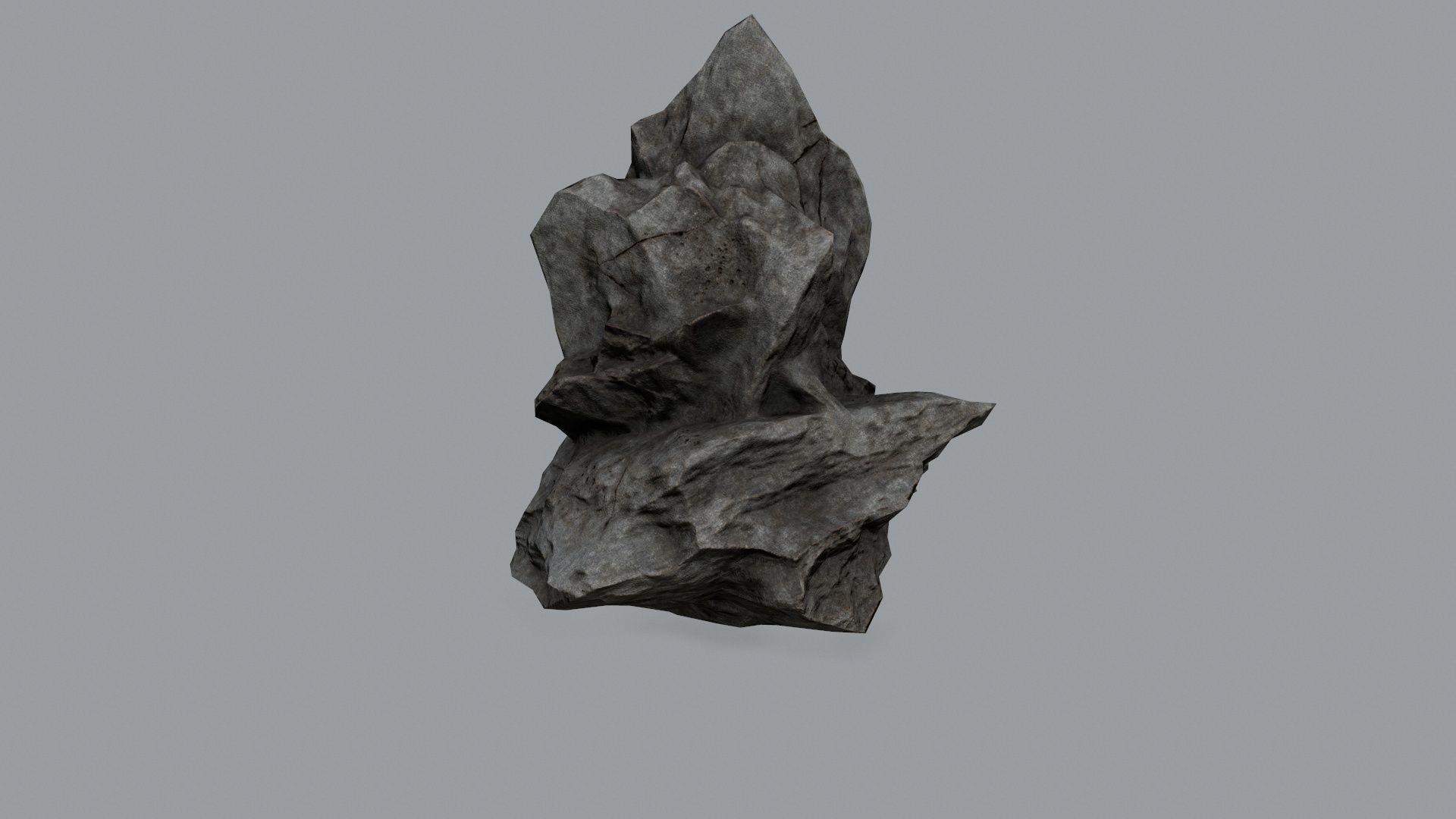 Rock Set Low-poly 3D model_25