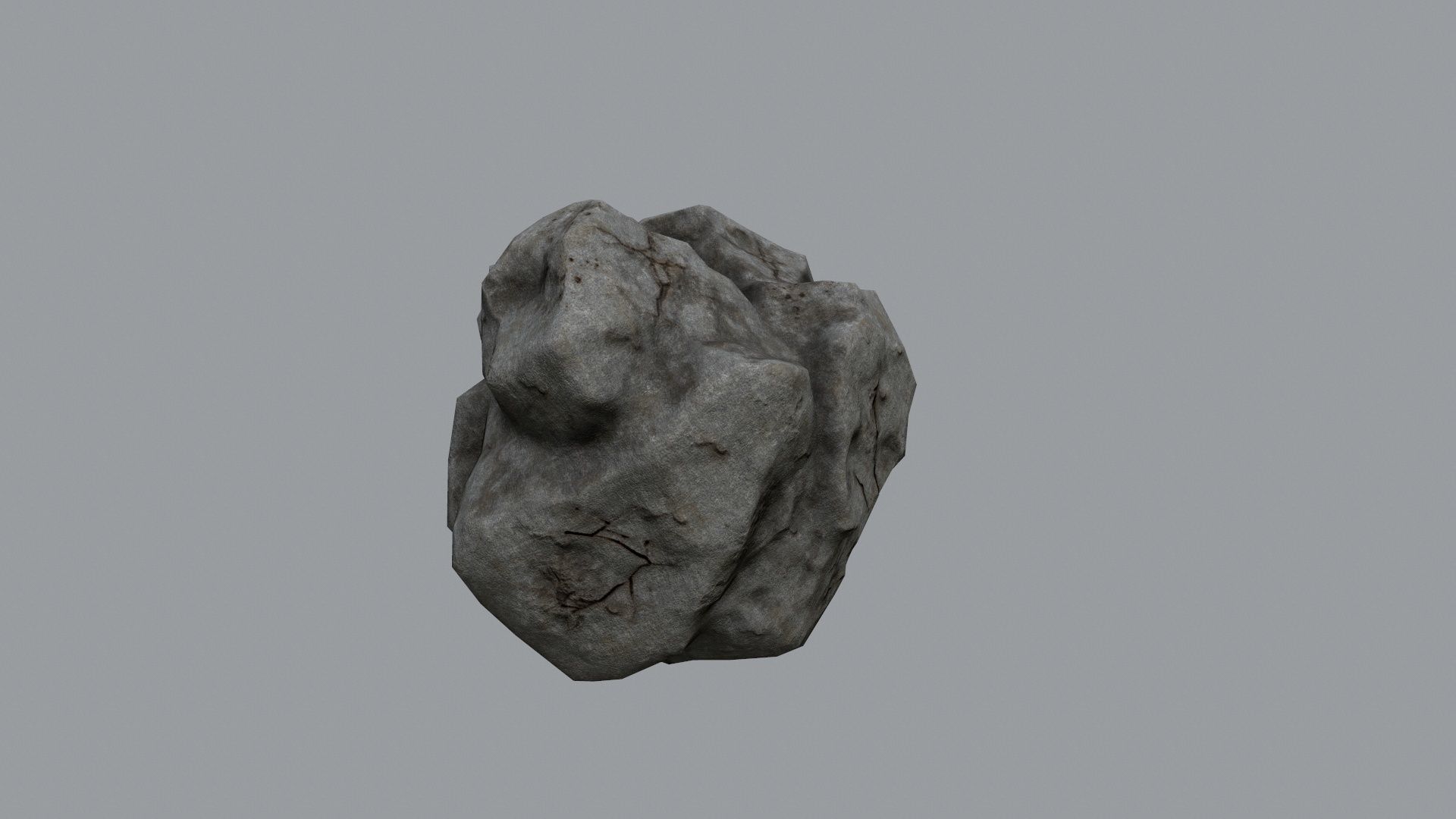 Rock Set Low-poly 3D model_17
