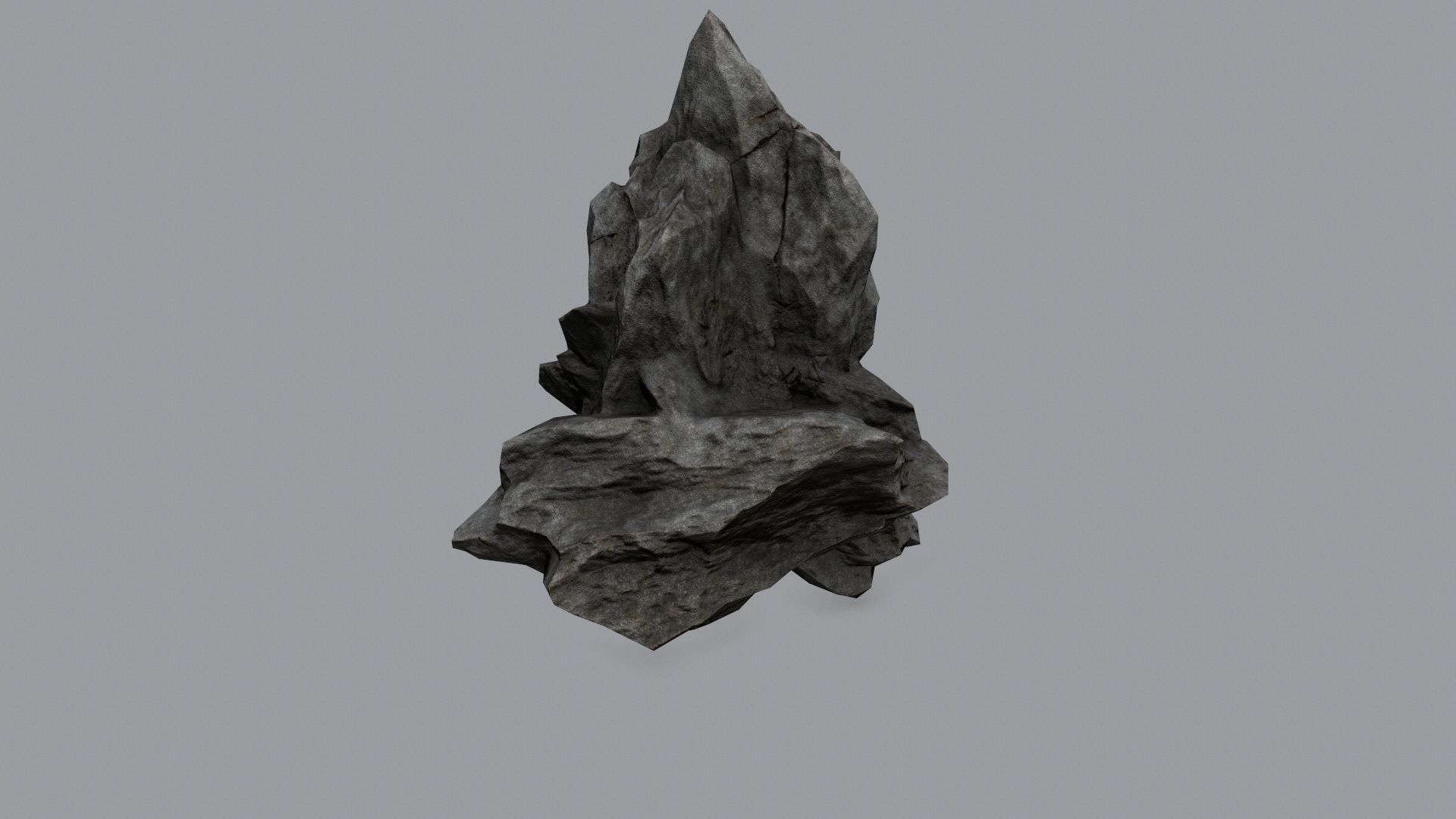 Rock Set Low-poly 3D model_21