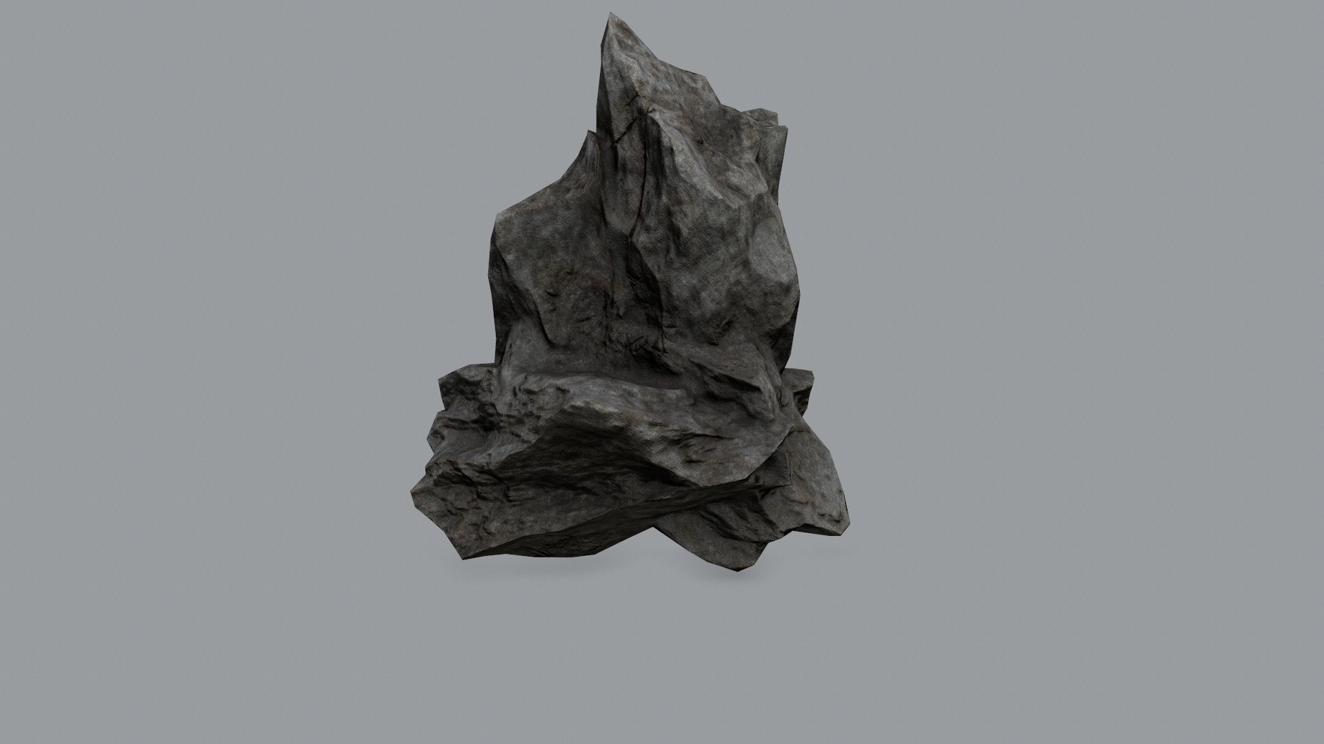 Rock Set Low-poly 3D model_22