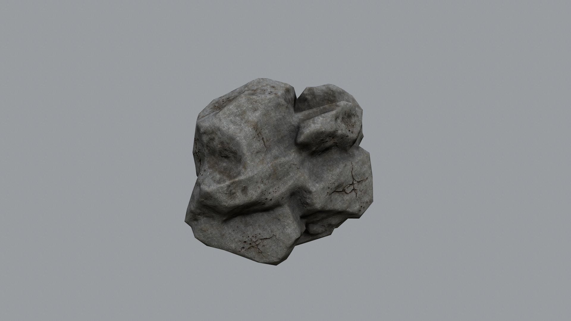Rock Set Low-poly 3D model_18