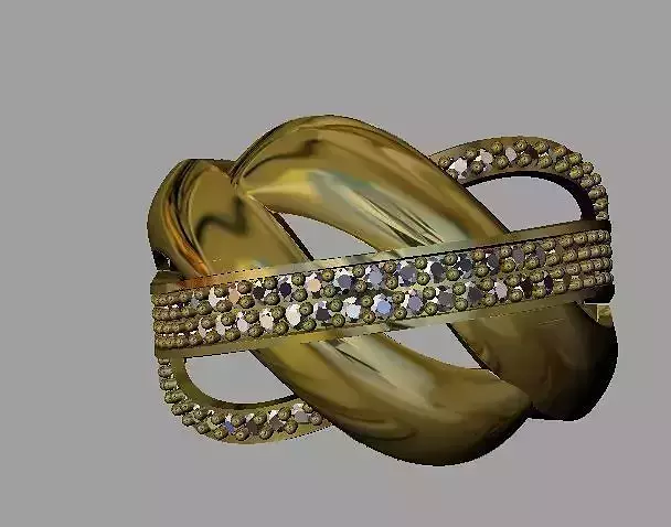 Fashion Women Ring 3D print model