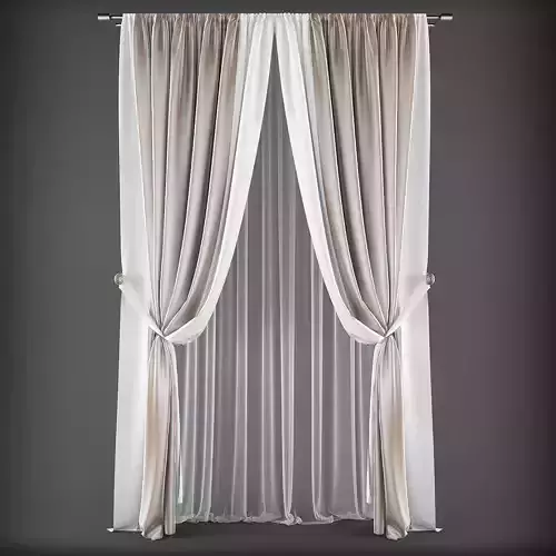 Curtain with curtains