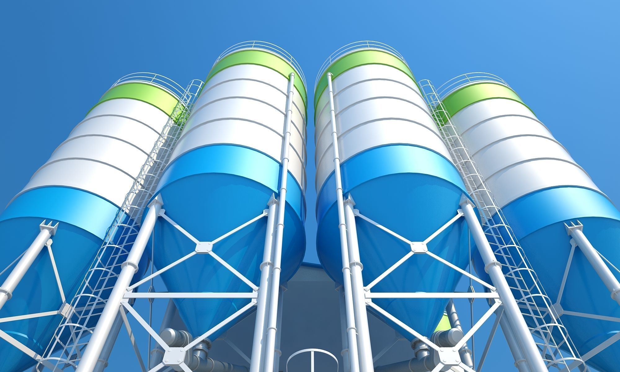 Concrete Batching Plant 3D model_11