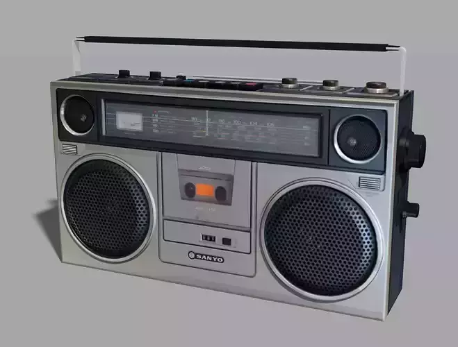 Retro Boom Box Ghetto Blaster