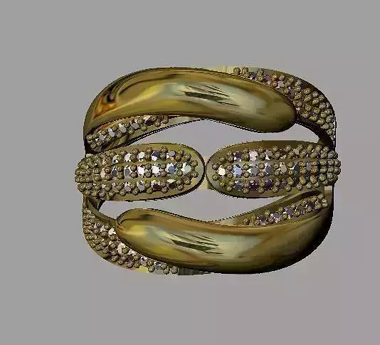 Fashion Women Ring 3D print model