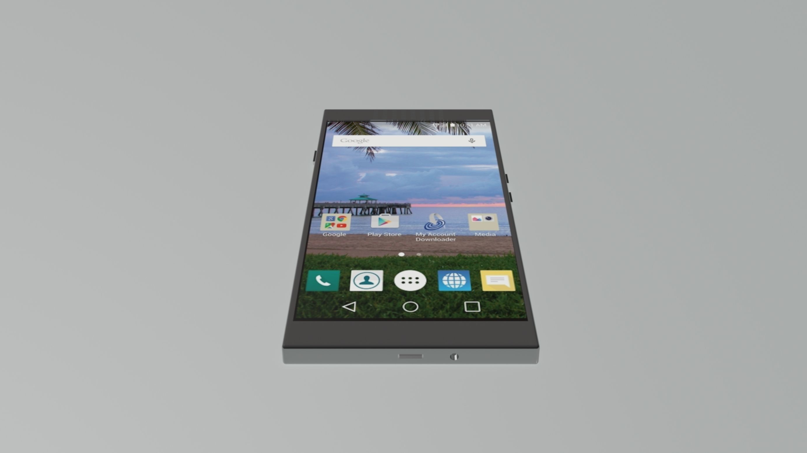 Smartphone concept design Low-poly 3D model_6