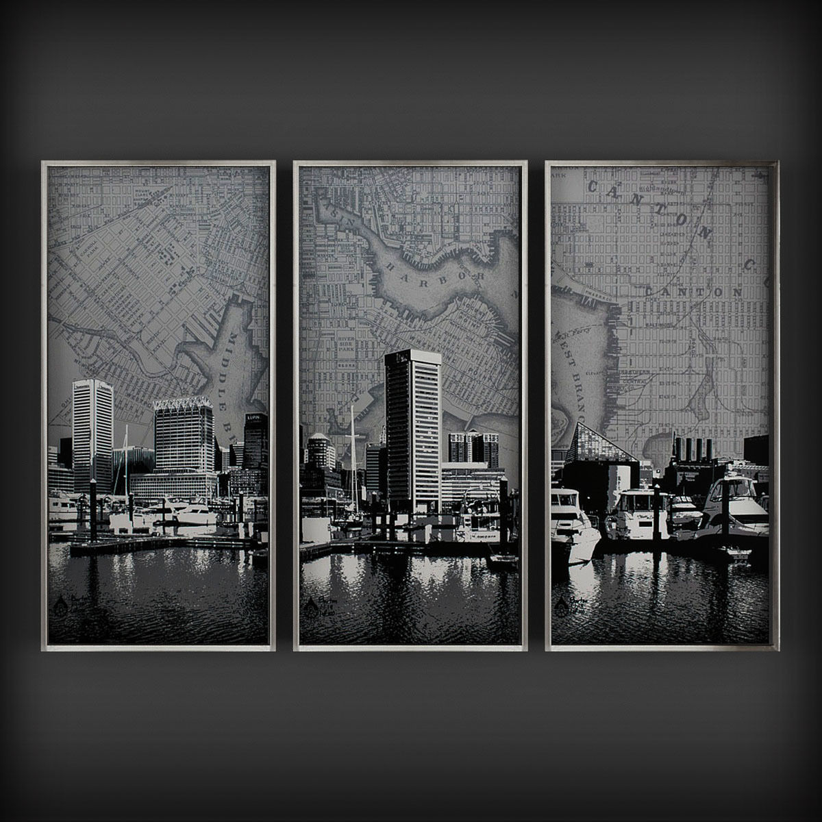 Picture Frames Low-poly 3D model_2