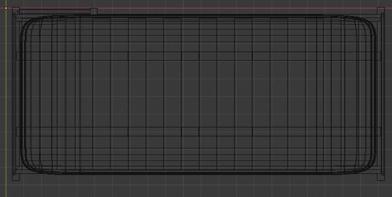 Wooden Bunk Bed Low-poly 3D model_21