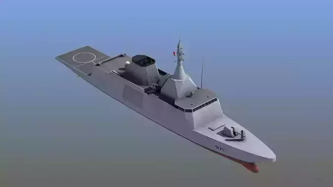 Gowind 2500 Frigate 3D model