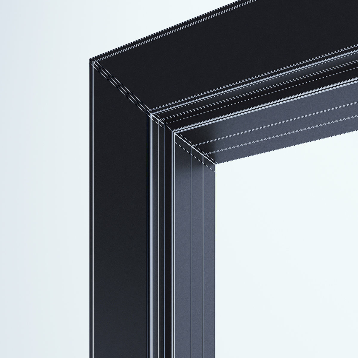 White Door 1 3D model_10