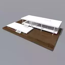 MODEL FARNSWORTH HOUSE Free 3D model