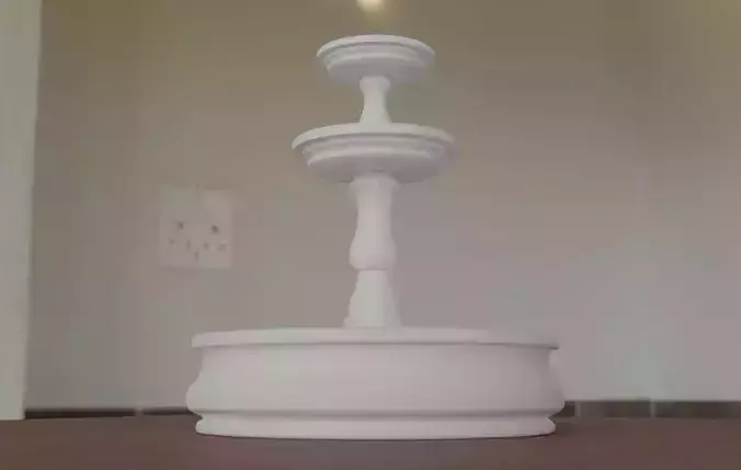 Fountain candle holder