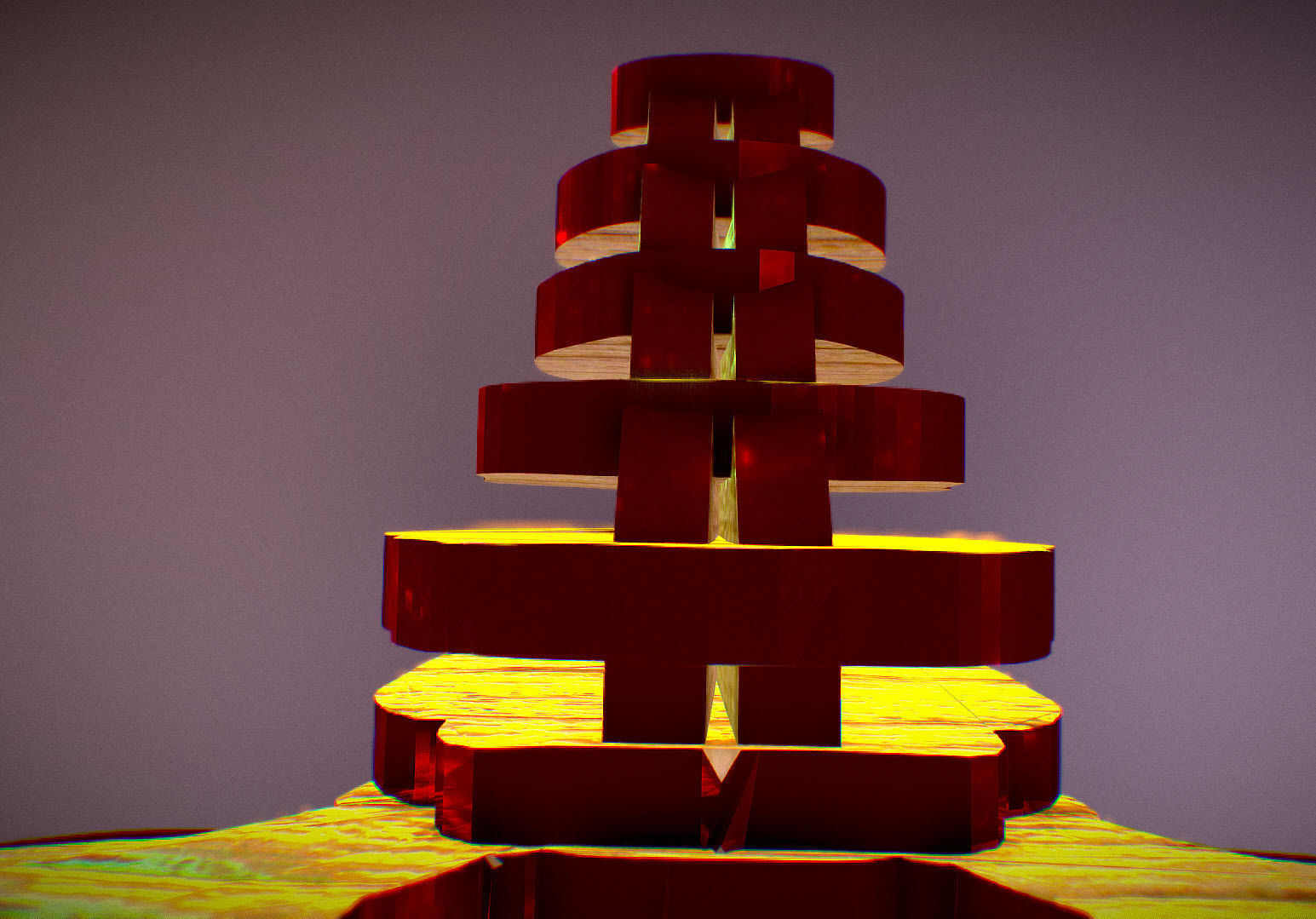  Deer Head Pendant 3D print model_7