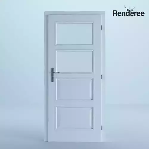 White Door 10 3D model
