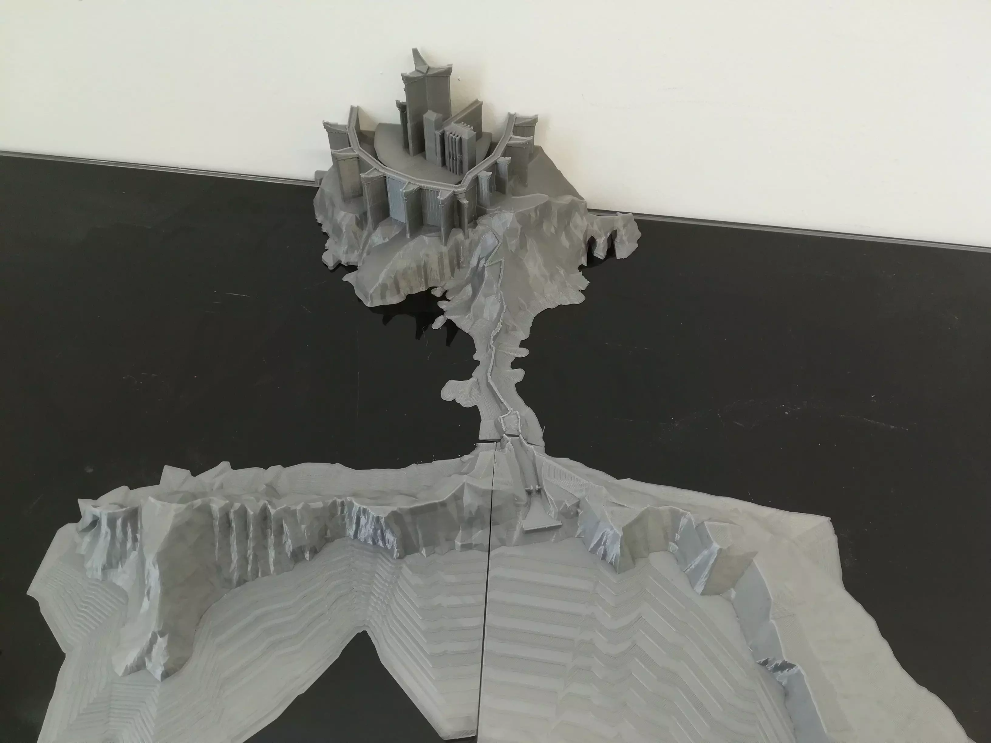 Dragonstone castle and island 3D print model_0