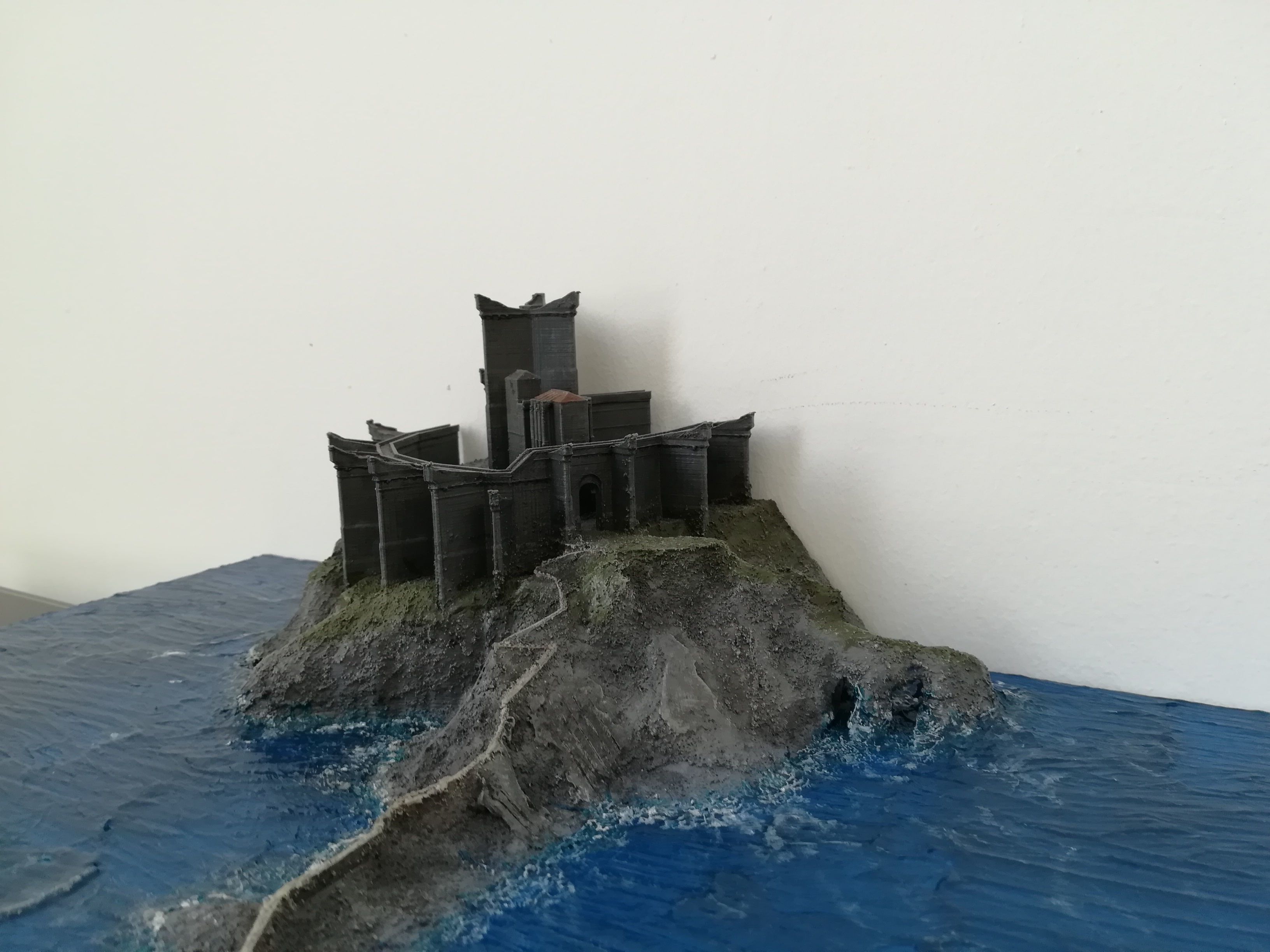 Dragonstone castle and island 3D print model_9