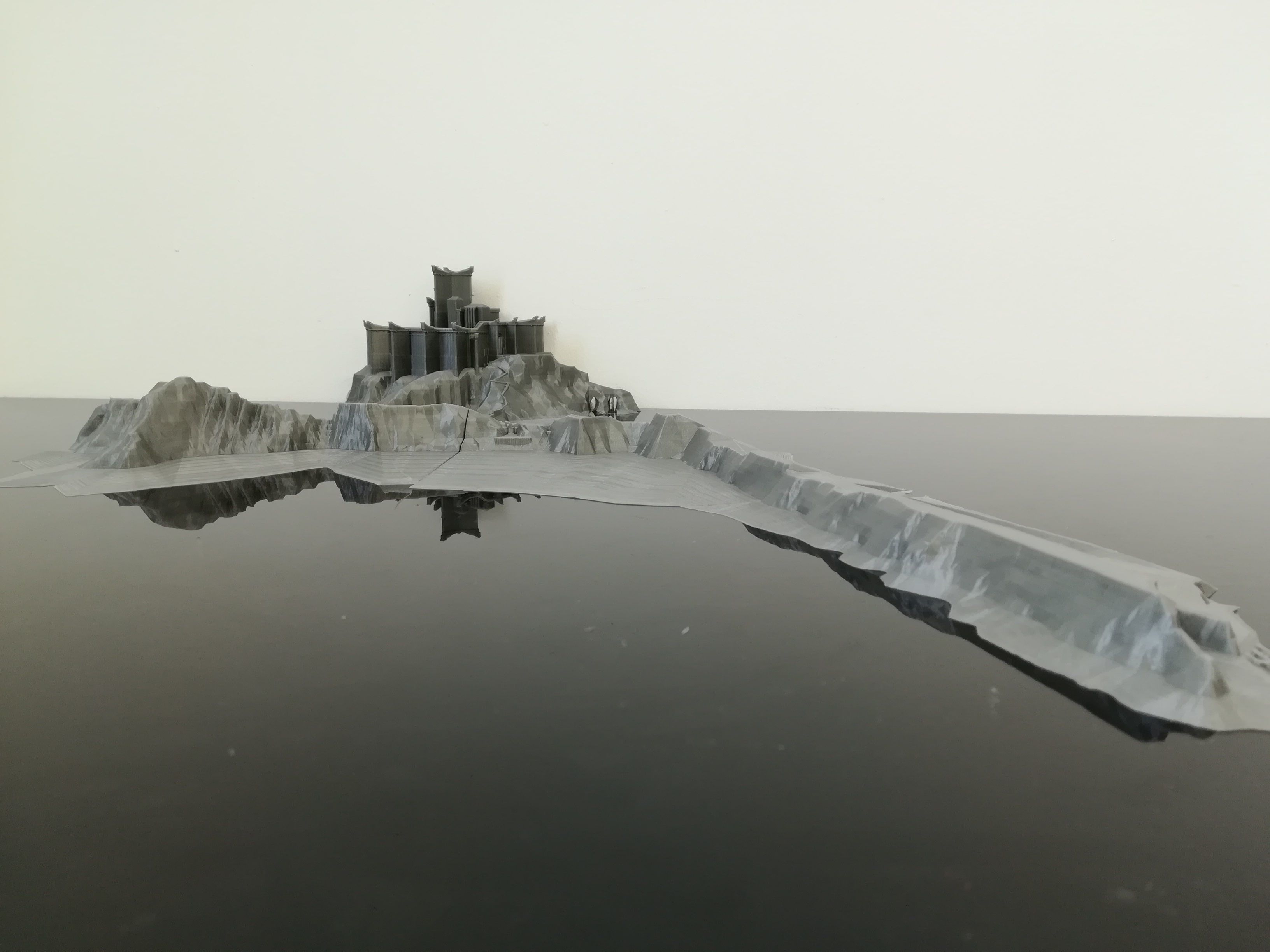 Dragonstone castle and island 3D print model_3