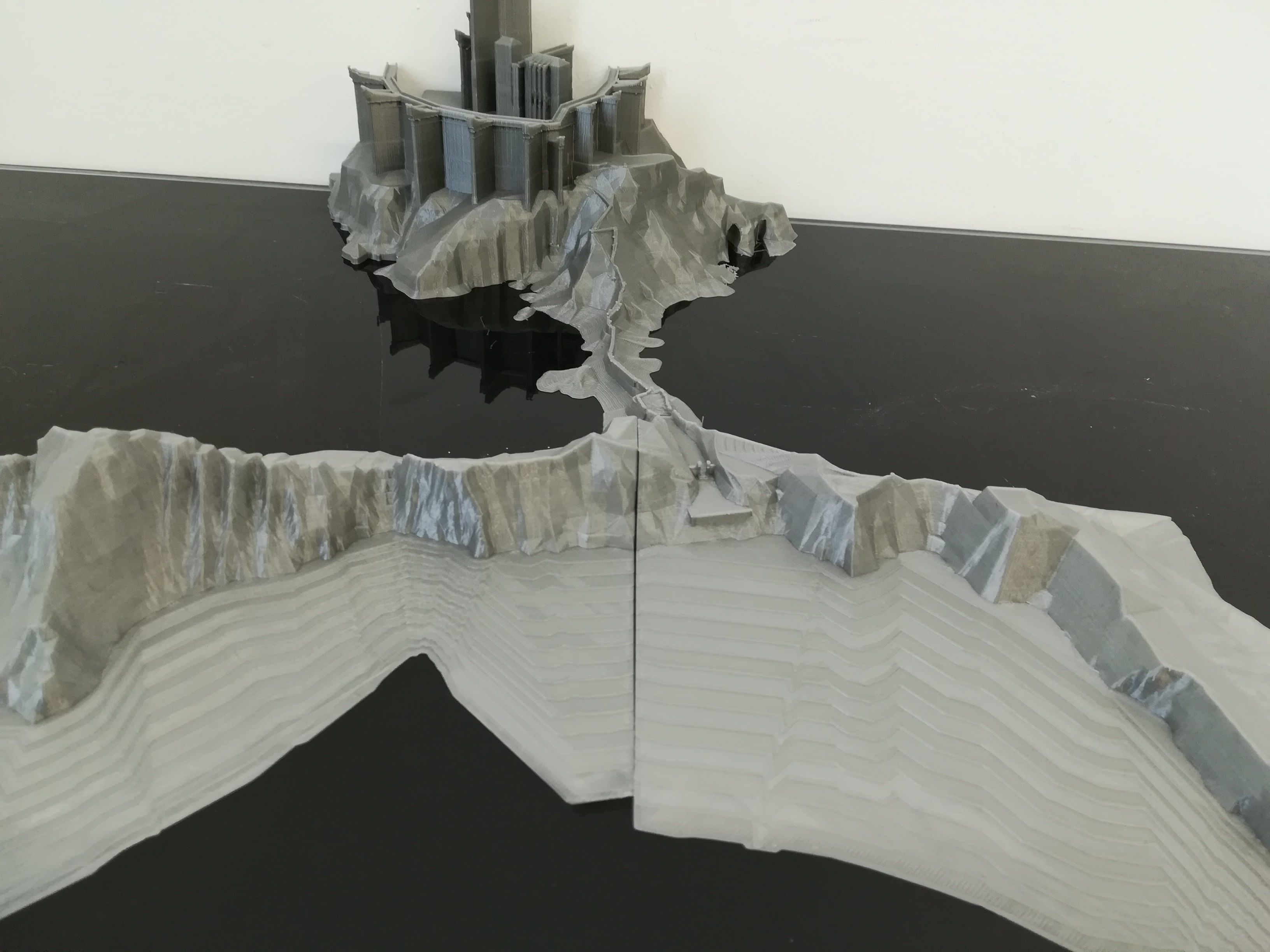 Dragonstone castle and island 3D print model_1