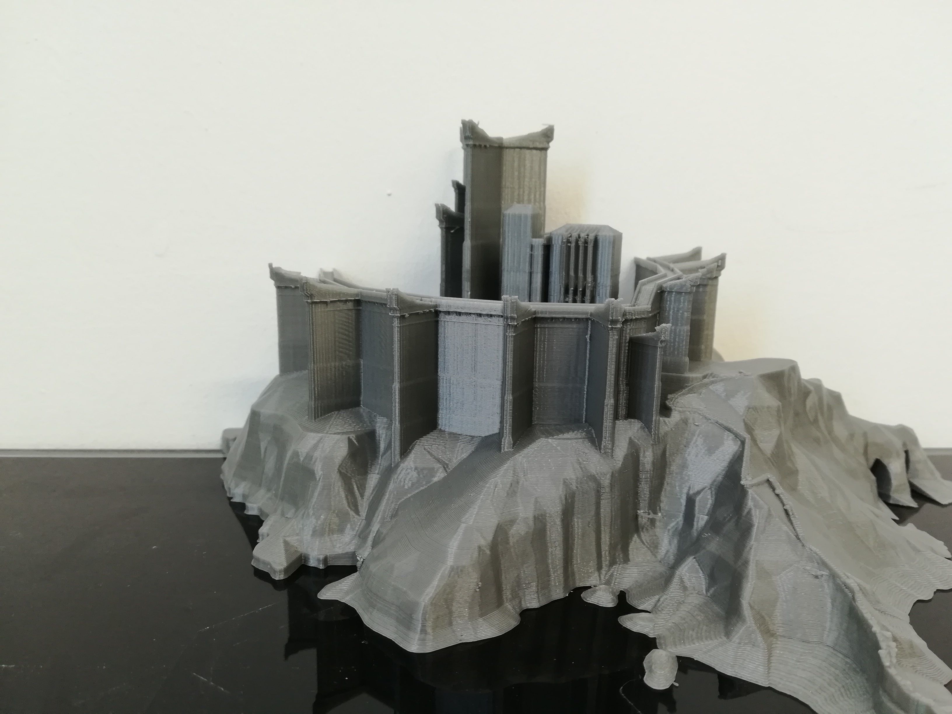 Dragonstone castle and island 3D print model_4