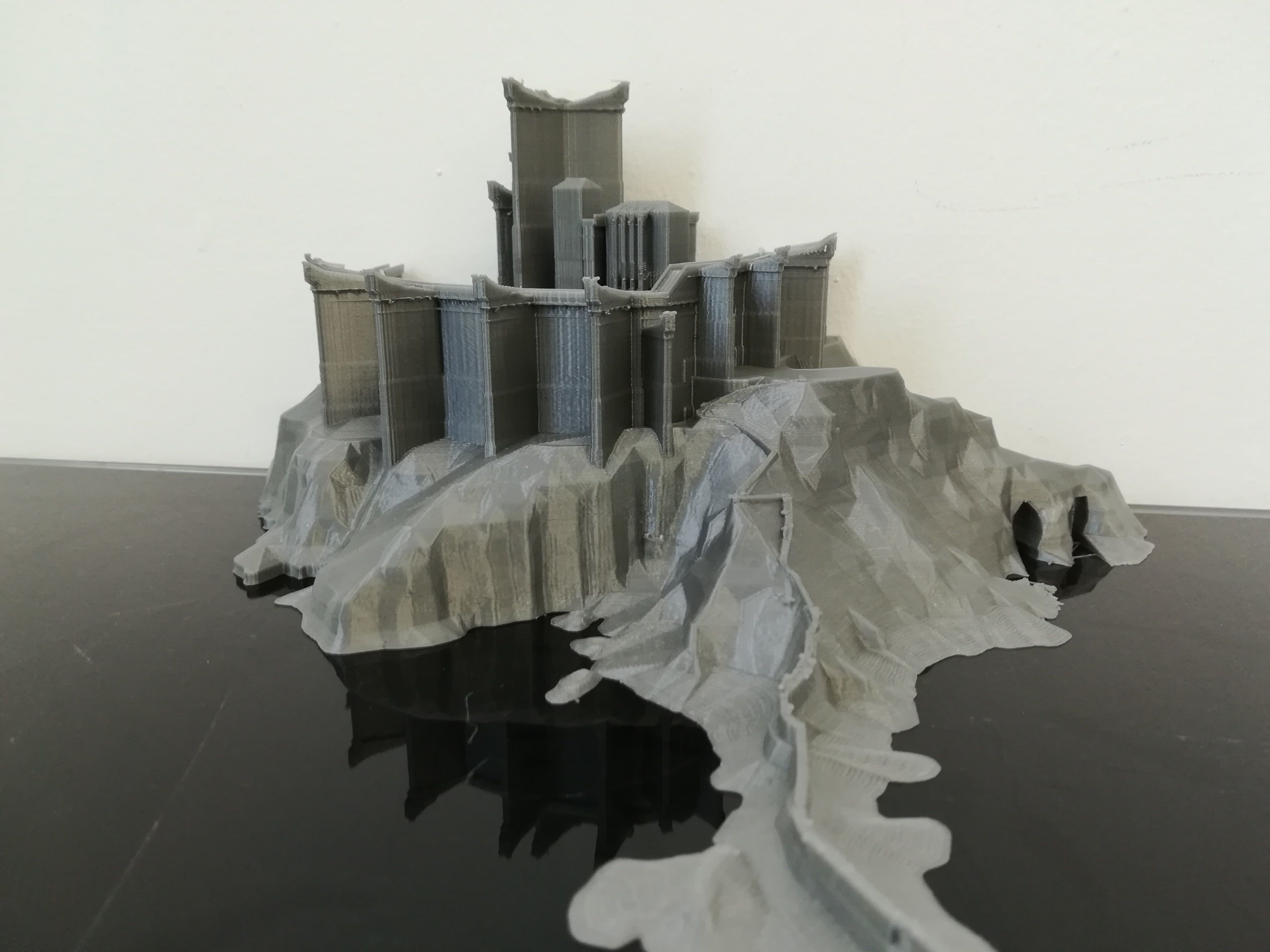 Dragonstone castle and island 3D print model_2